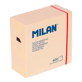 Milan Bloc Notas Adhesivas 400H 76x76 mm Amarillo Claro