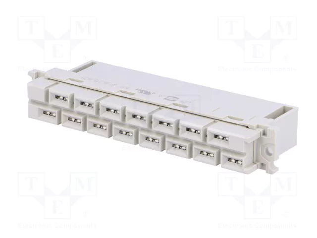 HARTING Conector DIN 41612 hembra recto de 15 pines 15A
