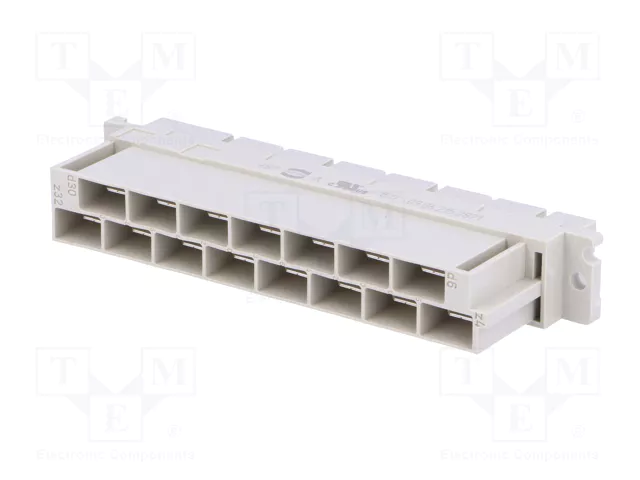 HARTING Conector DIN 41612 hembra recto de 15 pines 15A