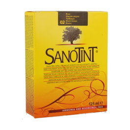 Sanotint Clasic N.º 2 Tinte Marrón Oscuro Cosval - Sin Amoniaco, Sin PPD