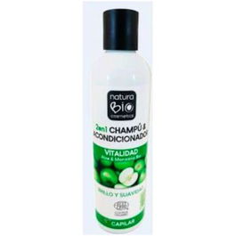 NATURABIO COSMETICS Champu-Acondicionador 2En1 Vitalidad Cabello Brillo Y Vitalidad 250Ml