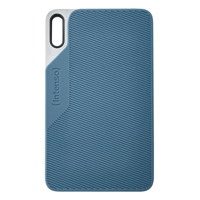 Intenso TX100 Disco Duro Externo Solido SSD 2TB USB Tipo C Azul Gris