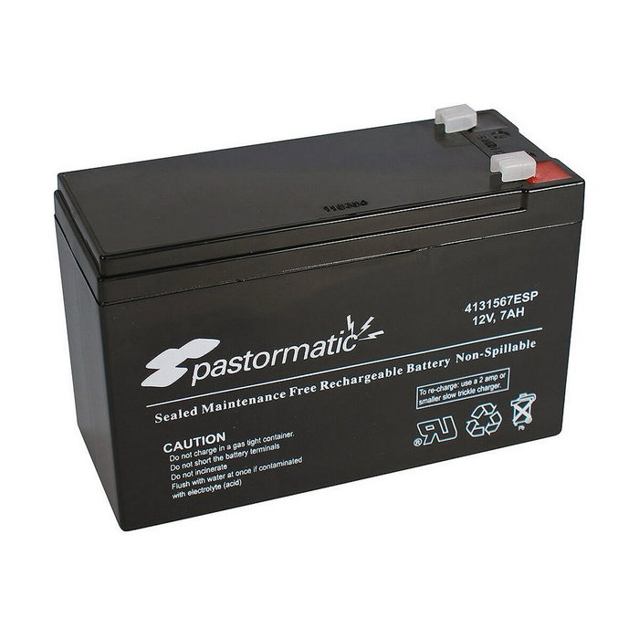 Pastormatic Batería 12v 7ah para pastor eléctrico