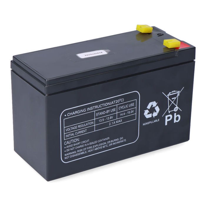 Pastormatic Batería 12V 7Ah 250 Tipo Acumulador 15x9x6.5cm