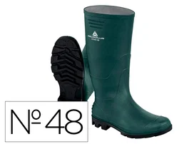 Deltaplus Botas de seguridad PVC verde suela de tacos talla 48