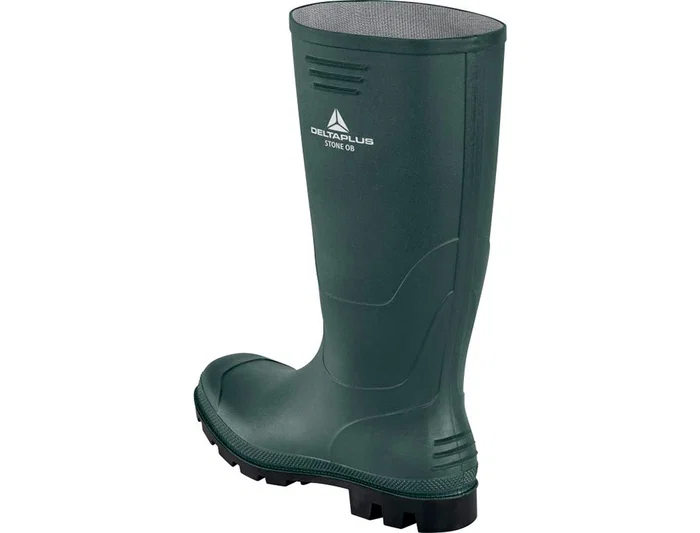 Deltaplus Botas de seguridad PVC verde suela de tacos talla 48