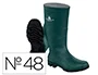 Deltaplus Botas de seguridad PVC verde suela de tacos talla 48