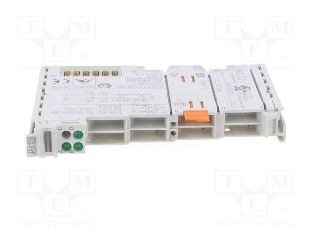 WAGO Módulo de automatización de comunicación RS232C Serie 750/753