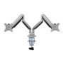 LogiLink Soporte Dual para Monitores de 13-32 pulgadas en Aluminio con Resorte de Gas