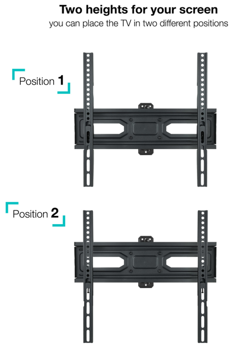 Tooq Soporte de Pared LP7843TN-B para TV de 32-55 pulgadas, Giratorio e Inclinable