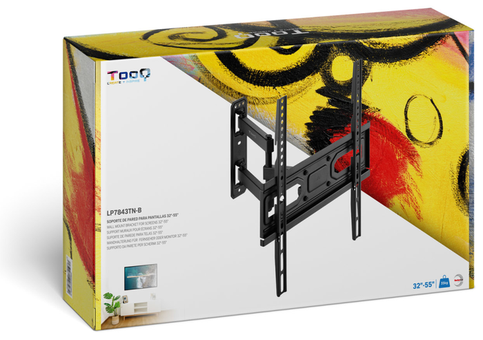 Tooq Soporte de Pared LP7843TN-B para TV de 32-55 pulgadas, Giratorio e Inclinable