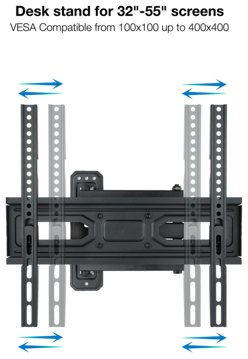 Tooq Soporte de Pared LP7843TN-B para TV de 32-55 pulgadas, Giratorio e Inclinable