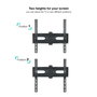 Tooq Soporte de Pared LP7843TN-B para TV de 32-55 pulgadas, Giratorio e Inclinable