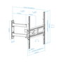 Tooq Soporte de Pared LP7843TN-B para TV de 32-55 pulgadas, Giratorio e Inclinable