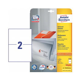 AVERY Zweckform Etiquetas 6176 Blanco 210,0 x 148,0 mm
