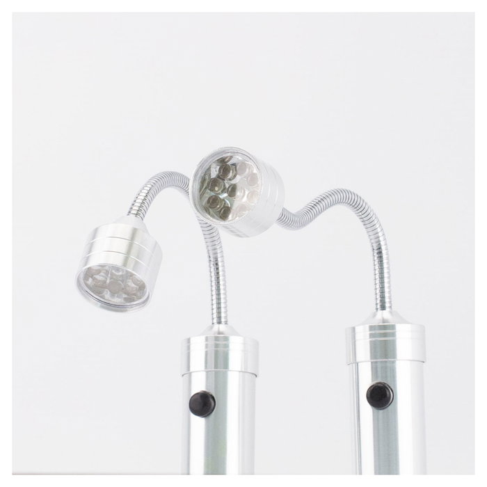 Realpower RealPower BBQ-Light 2, Luz Magnética para Parrilla LED, 2 Piezas, Acero Inoxidable, Funciona con 3 Baterías AAA Realpower RealPower BBQ-Light 2, Luz Magnética para Parrilla LED, 2 Piezas, Acero Inoxidable, Funciona con 3 Baterías AAA