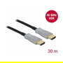 DeLOCK Cable HDMI Activo Optico 4K 60Hz 30 Metros, Alta Velocidad para Video Ultra HD