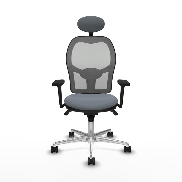 PIQUERAS Y CRESPO Silla de oficina Jorquera Gris con mecanismo Sincro