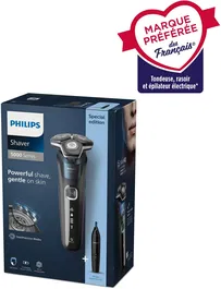 Philips Afeitadora eléctrica recargable y resistente al agua S5889-11