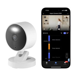 Aqara G100 Select Cámara de Seguridad IP Inalámbrica para Interior/Exterior, Blanca, Cubo, Montaje Techo/Pared, 2304x1296 Pixeles, Wi-Fi 6, Bluetooth