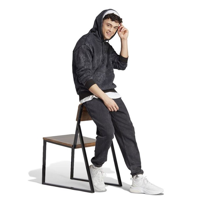 Sudadera con Capucha Hombre Adidas All Szn Negro