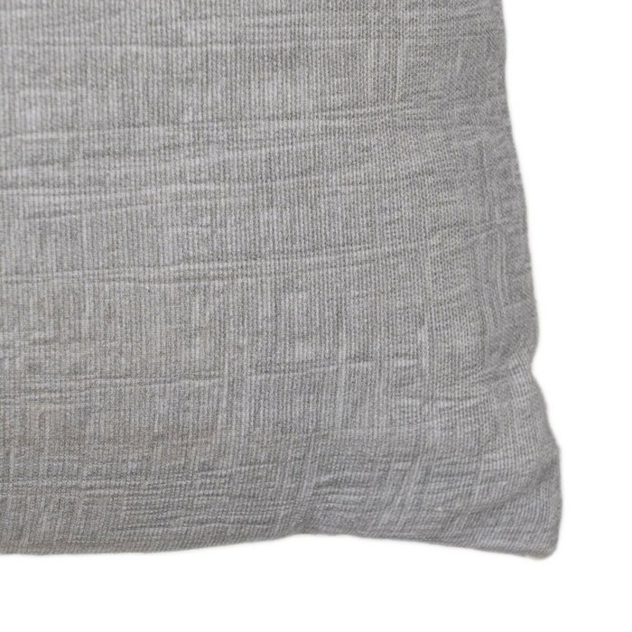 Ixia Cojín Gris Claro Algodón-Poliéster 55 x 55 cm (Pack de 2)