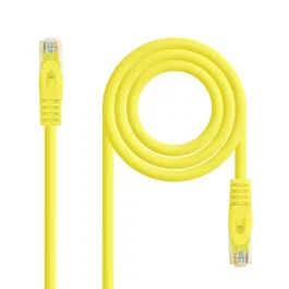 Nanocable 10.20.1800-Y Cable de red RJ45 Cat6a UTP 0.5m Amarillo - LSZH, 10 Gbps Ethernet, AWG24, 500 MHz