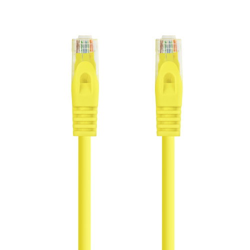 Nanocable Cable de red Cat6a U/UTP RJ45 0,5m Amarillo
