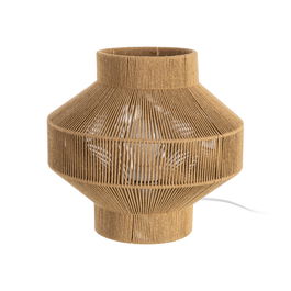Lámpara Mesa Natural Cuerda de Papel 30 X 30 X 28,50 cm