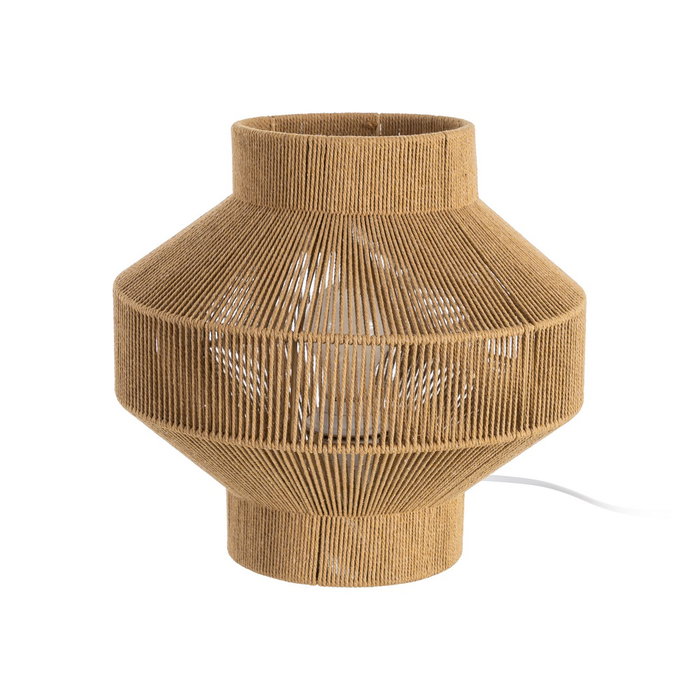 Lámpara Mesa Natural Cuerda de Papel 30 X 30 X 28,50 cm Lámpara Mesa Natural Cuerda de Papel 30 X 30 X 28,50 cm