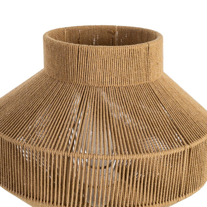Lámpara Mesa Natural Cuerda de Papel 30 X 30 X 28,50 cm Lámpara Mesa Natural Cuerda de Papel 30 X 30 X 28,50 cm