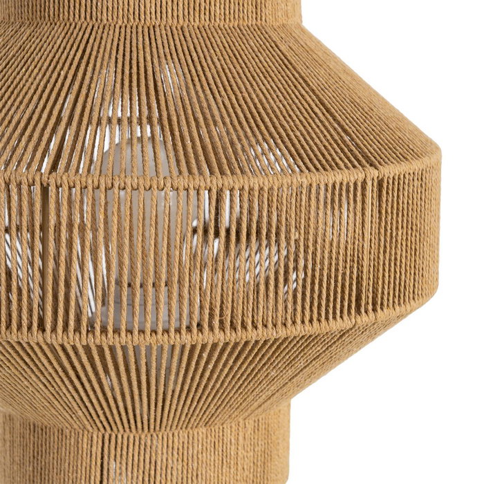 Lámpara Mesa Natural Cuerda de Papel 30 X 30 X 28,50 cm Lámpara Mesa Natural Cuerda de Papel 30 X 30 X 28,50 cm