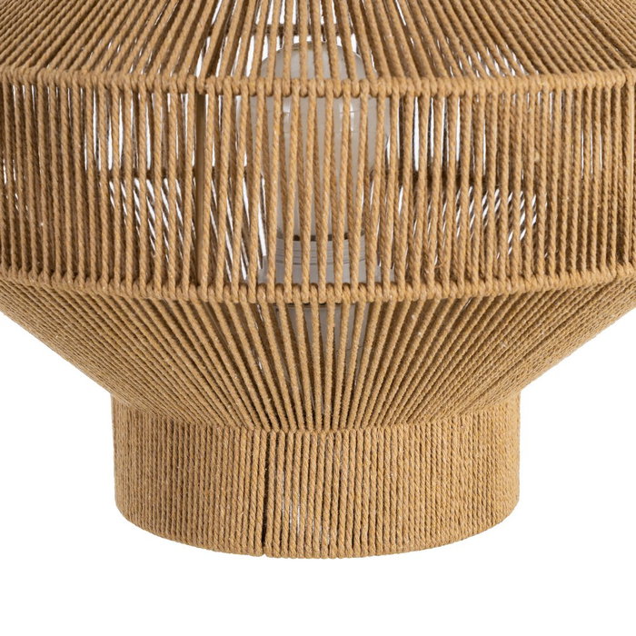 Lámpara Mesa Natural Cuerda de Papel 30 X 30 X 28,50 cm Lámpara Mesa Natural Cuerda de Papel 30 X 30 X 28,50 cm