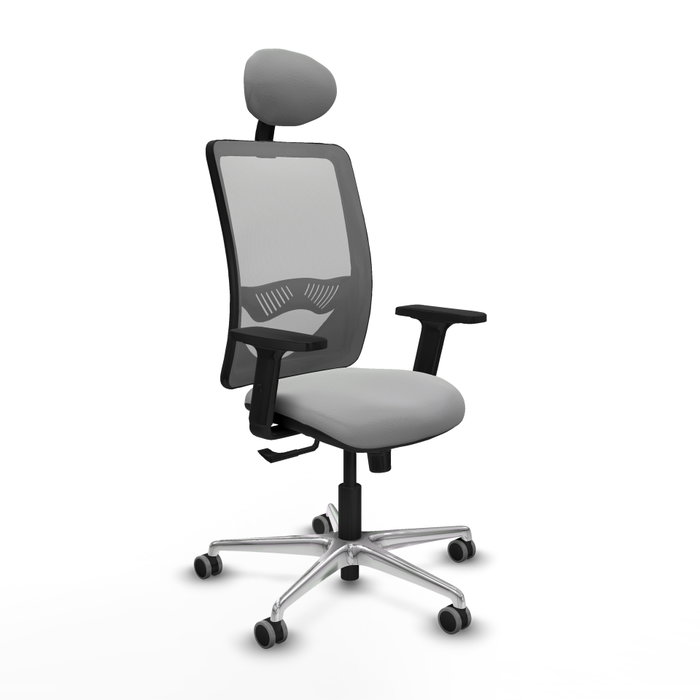 PIQUERAS Y CRESPO Silla de oficina Zulema Gris con mecanismo Sincro PIQUERAS Y CRESPO Silla de oficina Zulema Gris con mecanismo Sincro