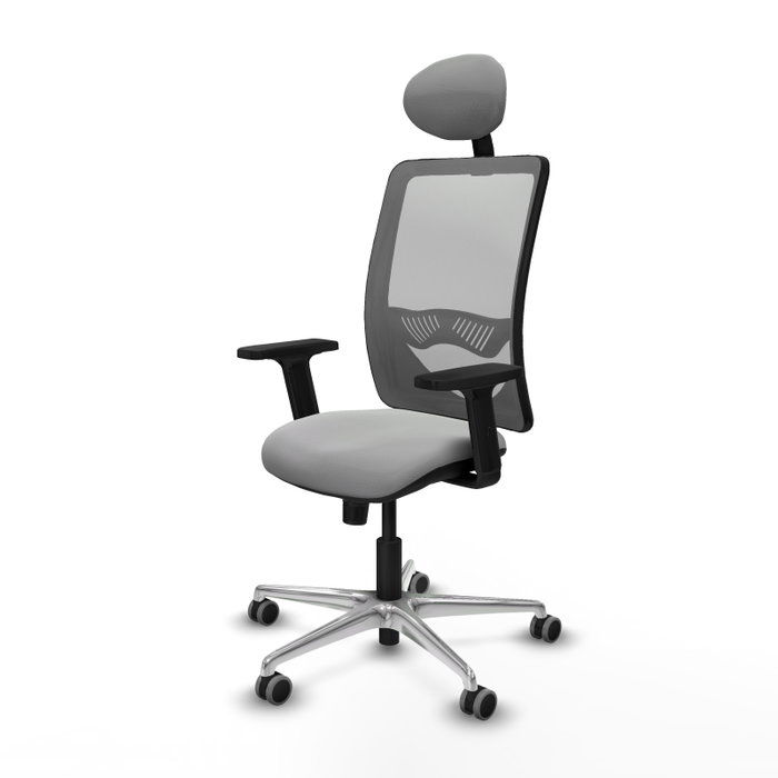 PIQUERAS Y CRESPO Silla de oficina Zulema Gris con mecanismo Sincro PIQUERAS Y CRESPO Silla de oficina Zulema Gris con mecanismo Sincro