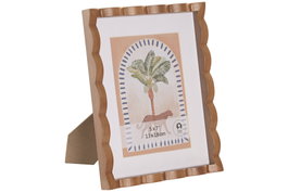 DKD Home Decor Marco de Foto 13x18 MDF Marrón