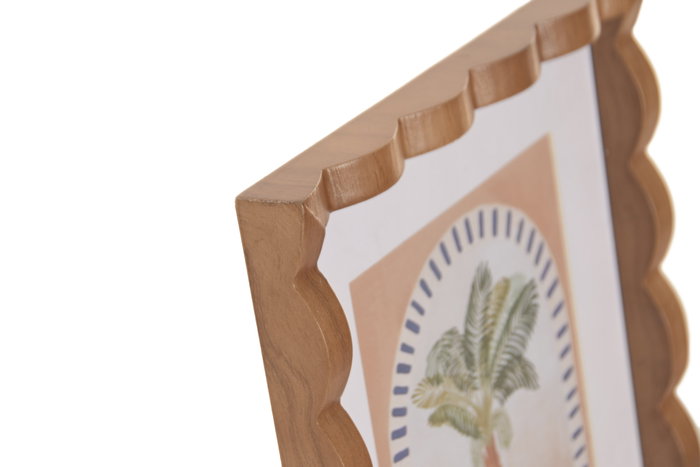 DKD Home Decor Marco de Foto 13x18 MDF Marrón