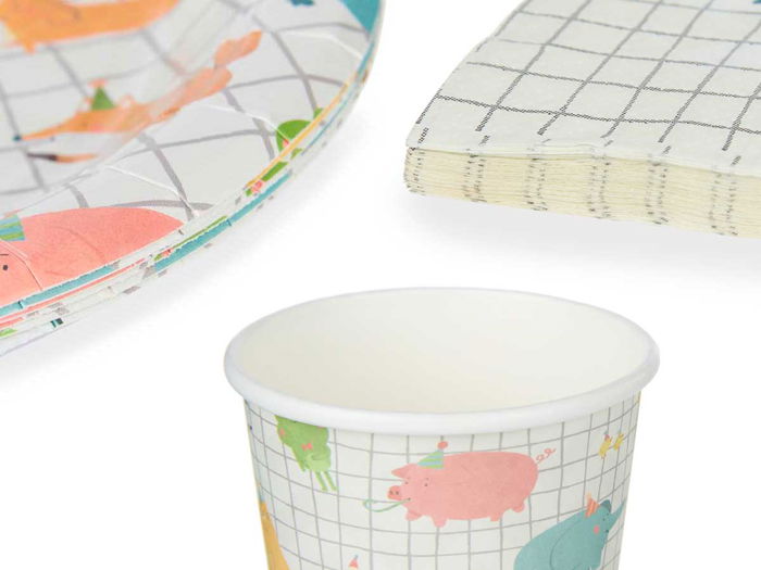 Arte Regal Set 30 Pzs Cumpleaños Infantil Surtidos Papel 23 x 23.5 x 10 cm (Set de 12)