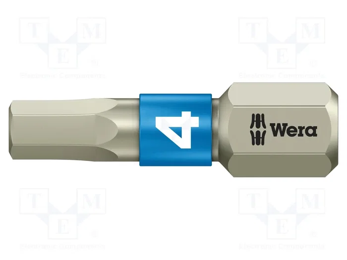 WERA Punta de destornillador Hex Plus HEX 4mm TORSION WERA Punta de destornillador Hex Plus HEX 4mm TORSION