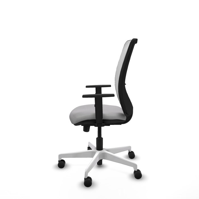 PIQUERAS Y CRESPO Silla de oficina Zulema Gris claro y Blanco PIQUERAS Y CRESPO Silla de oficina Zulema Gris claro y Blanco