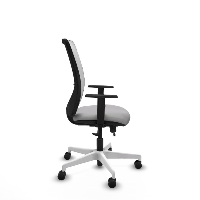 PIQUERAS Y CRESPO Silla de oficina Zulema Gris claro y Blanco PIQUERAS Y CRESPO Silla de oficina Zulema Gris claro y Blanco
