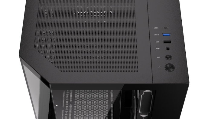 Krux Empero PC Carcasa Torre ATX, Ventana de Cristal Templado Frontal y Lateral, 4 Ventiladores Preinstalados, Refrigeración Líquida 360mm, USB 3.0, Negro Krux Empero PC Carcasa Torre ATX, Ventana de Cristal Templado Frontal y Lateral, 4 Ventiladores Preinstalados, Refrigeración Líquida 360mm, USB 3.0, Negro