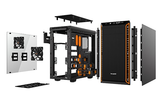 be quiet! Pure Base 600 Window Negro/Naranja be quiet! Pure Base 600 Window Negro/Naranja
