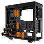 Be Quiet! PURE BASE 600 Mid-Tower PC Case Chasis Torre ATX con Ventana Lateral de Cristal Templado Naranja, USB 3.0, Silencioso