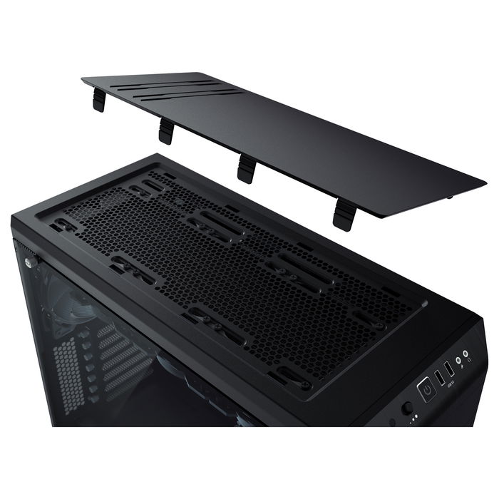 Be Quiet! PURE BASE 600 Mid-Tower PC Case Chasis Torre ATX con Ventana Lateral de Cristal Templado Naranja, USB 3.0, Silencioso