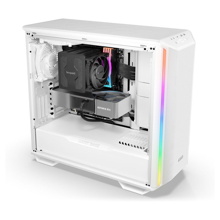Be Quiet! Dark Base 701 White Mid-Tower Chasis para PC con Ventanas laterales