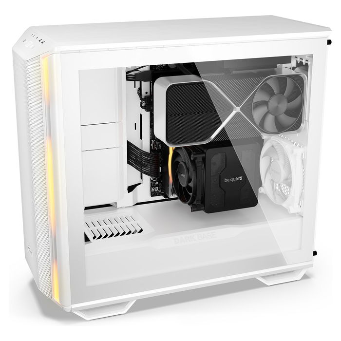 Be Quiet! Dark Base 701 White Mid-Tower Chasis para PC con Ventanas laterales