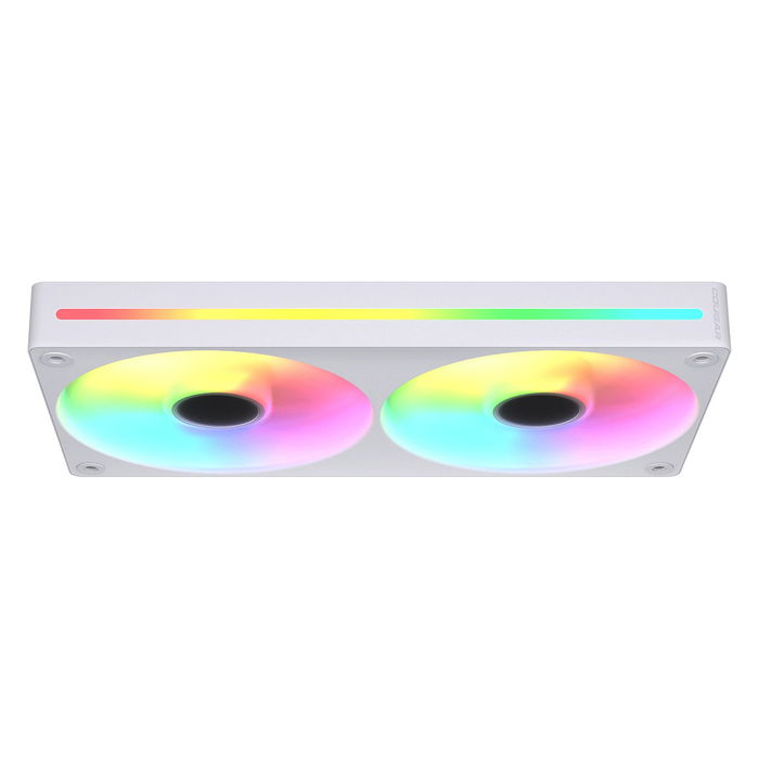 Cougar Unity240-FB CF-UN240RW-RGB Ventilador Líquido 240mm ARGB PWM Blanco - 2 Ventiladores Reversos de 120mm, FDB, 700-1600 RPM