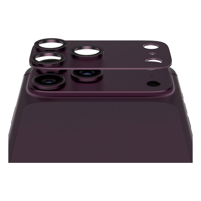 PanzerGlass Fender Camera Lens Protector Dark Cherry para iPhone 18 Pro, Púrpura PanzerGlass Fender Camera Lens Protector Dark Cherry para iPhone 18 Pro, Púrpura