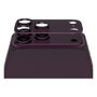 PanzerGlass Fender Camera Lens Protector Dark Cherry para iPhone 18 Pro, Púrpura